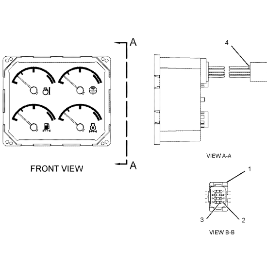 198-9728: CONTROL GP-ENGINE MONITORING