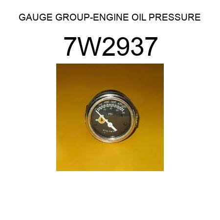 GAUGE GP-ENGINE OIL PRESSURE 7W2937 - Caterpillar